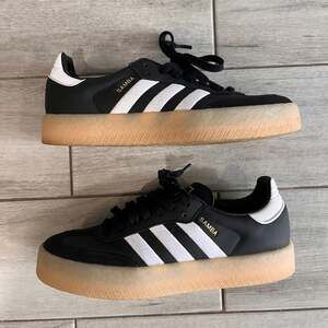 Adidas Samba XLG Shoes Core Black Gum, unisex sneakers, Men’s 8.5, W 9.5